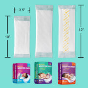 Sposie Overnight Baby Diaper Booster Pads, Disposable, Non-Adhesive, Hypoallergenic, White, 96 Count, Newborn to Size 3 Diapers, 4125