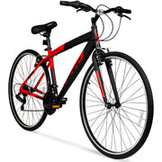 Hyper Bicycles 700c Hyper SpinFit Men's Hybrid Bike, Red (WMA-137003)