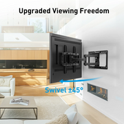 Perlesmith PSXF19B Full Motion TV Wall Mount Bracket for 42 to 90 inch TVs