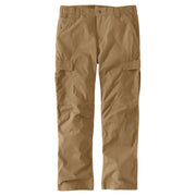 Carhartt Force Relaxed Fit Ripstop Cargo Work Pants for Men - Dark Khaki - 32x30
