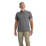 Carhartt Men's Force Sun Defender Relaxed Fit Lightweight Short-Sleeve Polo, Steel, Medium, 106901STL-M