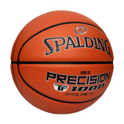 Spalding Precision TF-1000 Indoor Basketball, Dry Grip Microfiber Composite Cover, Deep Channel Design, NFHS Approved Size 7, 29.5 in, Orange