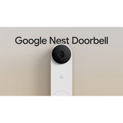 Google Nest Doorbell Wired 3rd Gen, 2K HDR Video, Gemini Technology, Night Vision, Two-Way Audio, Linen, GA09969-US