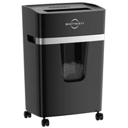 BONSEN Cross Cut Paper Shredder, 16-Sheet Capacity, P-4 Security Level, 5.2-Gallon Pull-Out Bin, Jam-Proof Technology, Black, S3116