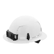 Milwaukee 48-73-1201 BOLT White Type 1 Class C Full Brim Vented Hard Hat with 4 Point Ratcheting Suspension