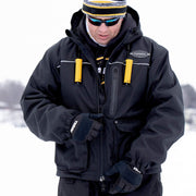 FRABILL FRBP3121 Men's Standard Hunter Heavy Duty Insulated Ice Fishing Jacket, Black - M