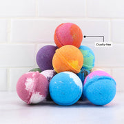 Sky Organics Kids Bath Bomb Gift Set, 6 Count, Fizzing Bath Bombs with Purifying Epsom Salts and Grape Soda Scent