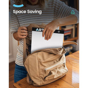 ARTDOT A3 Diamond Painting Light Pad, USB Powered, Adjustable Brightness, 66 LED Flicker-Free Lights, Multi-Angle Stand, Drill Storage Box, Black