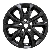 Hello IWCIMP409BLK  Wheel Skin Set, 17-Inch Gloss Black 5 V-Spoke Design, Universal Fit Excluding Steel Wheels, Pack of 4