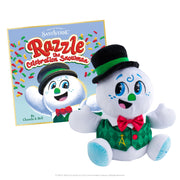 The Lumistella Company Razzle The Snowman Plush Toy and Storybook Set, 20th Anniversary Edition, Red and White, 10 in AVSNOWMAN