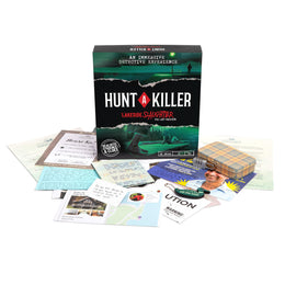 Relatable Detectives Hunt A Killer Lakeside Slaughter Murder Mystery Board Game, Immersive Detective Experience, 90-120 Min Playtime, Ages 14+