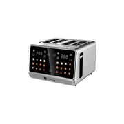 Curtis Culinary Chef 4 Slice Smart Toaster, Touchscreen, Extra-Wide Slots, 6 Shade Settings, Bagel and Defrost Functions, Stainless Steel, CCTO/MHTO451