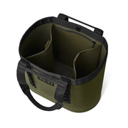 YETI Camino 50 Carryall Tote Bag, Waterproof ThickSkin Shell, Deployable Dividers, Olive