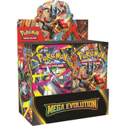 The Pokemon Company International, Mega Evolution Enhanced Booster Display Box, 36 Packs, Collectible Trading Card Game