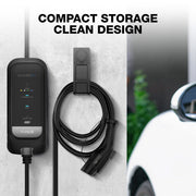 ADC Solutions Auto TYPE S 16A Level 1 EV Charger, 120V Portable Home Station, Adjustable 6A-16A Amps, J1772 Connector, 24.6ft Cable, Weatherproof