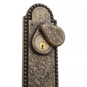 Signature Hardware EHRMNTB.15.300.10.R-ABS-NB Roman Entrance Door Set-Lever Handle-No Backset -Right Hand -Antique Brass