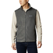 Columbia Steens Mountain Fleece Vest for Men - Grill/Black - XL