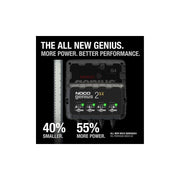 Noco GENIUS2X4 Fully-Automatic Smart Charger, 6V and 12V Battery Charger 4-Bank 8-Amp (2-Amp Per Bank)