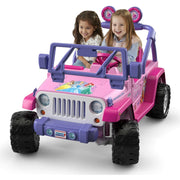 Power Wheels FLC45 Disney Princess Jeep Wrangler Ride-On Vehicle, Pink