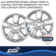 Coast To Coast International Impostor 20 in Chrome 5-Spoke Wheel Skins Set of 4 for 2013-2015 Ram 1500
