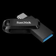 SanDisk Ultra Dual Drive Go USB Type-C and USB Type-A Flash Drive, 128GB, USB 3.1 Gen 1, Reversible Connector, SDDDC3-128G-AW46