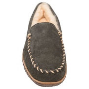 Minnetonka Sheepskin Tobie Slippers for Men - Charcoal - 12M