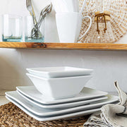 Overandback 2369 32-Piece Squared Dinnerware Set