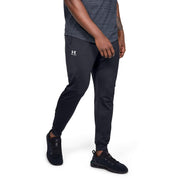 Under Armour Men's Sportstyle Tricot Joggers, Moisture-Wicking Polyester, Black/White, Medium Tall, 1290261