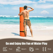 Costway 3-Layer Floating Water Pad 12' x 6' Orange