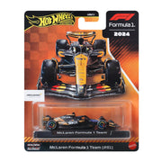 Hot Wheels Premium McLaren Formula 1 Team #4 Diecast Collectible Car, 1:64 Scale, Metal Construction, 2024 JBM11