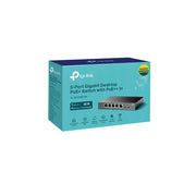 TP-Link TL-SG1005P-PD 5-Port Gigabit Network Switch with 1 PoE++ Input, 4 PoE+ Outputs, Extended Range, QoS, Metal Case