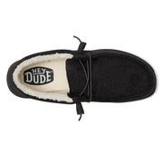 Heydude Wally Fleece Casual Shoe, Mens, Plush Fleece Lining, Warm Grey, Lightweight Flexible Sole, 40627-030-021