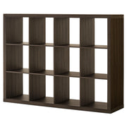 Better Homes & Gardens BHD036118664037 12-Cube Storage Organizer, Tobacco Oak