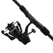 Abu Garcia Max SX Spinning Fishing Combo, 7'6 Medium Power 24 Ton Graphite Rod, 3000 Size Reel with 6+1 Stainless Steel Bearings, Smooth Oil Felt Front Drag, Machined Aluminum Braid-Ready Spool