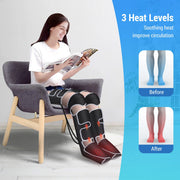 Comfier FE-7204B Air Compression Calf Knee Foot Massager with Heat
