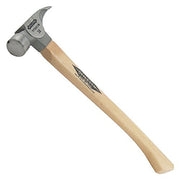 Stiletto TI16SC 16 oz Ti Smooth Face with Curved Hickory Handle, 18