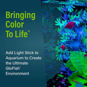 Spectrum GloFish 6-Inch Blue and White LED Aquarium Light Stick for Up to 5 Gallon Tanks, Dual Light Modes, Clip-On AQ-78657