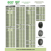 Counteract ECO Balance XL Extreme Condition Tire Wheel Balancing Beads, 18lb Bucket with 2oz Scoop, Multi-Colored, 18-EBBXL