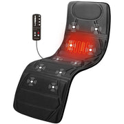 Snailax Full Body Massage Mat with Heat, Electric Vibration Massage Pad, Foldable Design, Black, SL619
