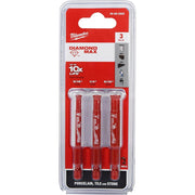 Milwaukee 49-56-0500 Diamond Max Diamond Grit Hole Saw 3 Piece Set