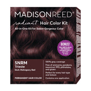 Madison Reed RH5NRMWV2 Radiant Permanent Hair Color Kit, Trieste (5NRM), Dark Mahogany Red