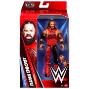 WWE Elite Jacob Fatu Action Figure, 6-Inch Collectible with TrueFX Facial Features, 25 Points of Articulation, Interchangeable Hands, Iconic Accessories, JHT80