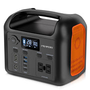PGYOB Portable Power Station Solar Generator, 299Wh LiFePO4 Battery, 110V 300W Pure Sine Wave AC Output, PD 60W Fast Charging, QC3.0 USB Ports, LED Flashlight, Portable, R300