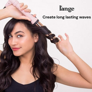 L'ANGE HAIR 2001 Ondule Titanium Curling Wand | Professional Hot Tools Curling Iron 1.25 Inch | Salon Hair Styling Wands for Beach Waves | Best Hair Curle
