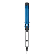 BaBylissPRO Nano Titanium Extended Barrel Hair Curling Iron, 1.5 in, Blue, 5 Digital Temperature Settings up to 430F, BNTW150XLUC