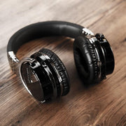 COWIN e7 Active Noise Cancelling Headphones Bluetooth Headphones With Mic Deep Bass Wireless Headphones Over Ear - Black