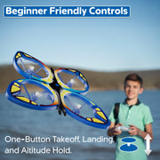 Contixo TD2-Blue Butterfly Mini Drone for Kids 8-12, Blue