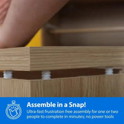 Mainstays Ms15013489716oa Ardent 6 Drawer Dresser, Euro Oak