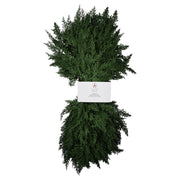 My Texas House Natural Feel Cedar Unlit Artificial Christmas Garland, Green, 9 ft