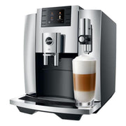 Jura E8 Automatic Espresso Machine Stainless Steel with Professional Aroma Grinder and 2.8-Inch Color Display